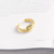 925 Sterling Silver Women Korean Knot Silver Gold Plating Rings