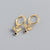 925 Sterling Silver Cute & Edgy Silver Earrings