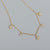 925 Sterling Silver Fashion Round Geometric Silver Diamond Inlay Necklaces