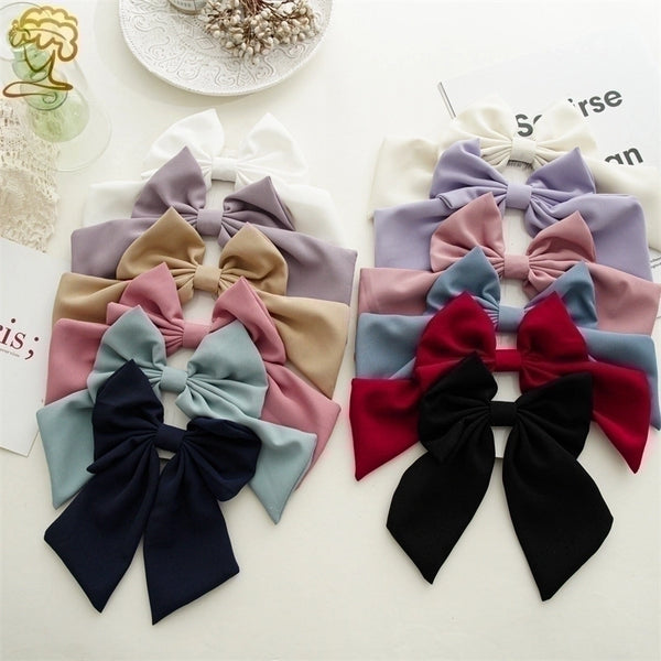 Elegant Bow Knot Cloth Hair Clip 1 Piece