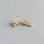 925 Sterling Silver Refreshing Flower Silver Diamond Inlay Stud Earrings