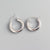 925 Sterling Silver Cute & Edgy Round Silver Earrings