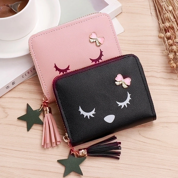 Unisex Animal Pu Leather Side Zipper Coin Purses