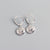 925 Sterling Silver Cute & Edgy Eye Silver Earrings