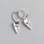 925 Sterling Silver Niche Heart Silver Earrings