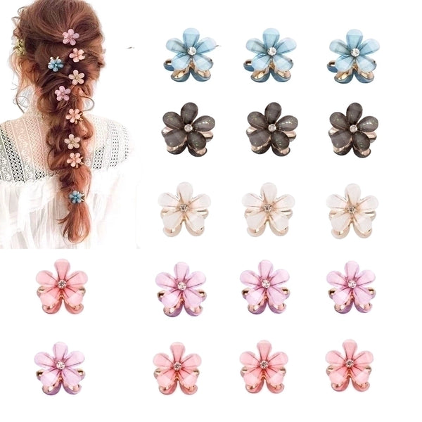 Women's Sweet Flower Arylic Alloy Plating Hair Clip