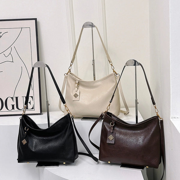 Basic Classic Style Solid Color Pu Leather Women's