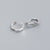 925 Sterling Silver Cute & Edgy Celestial Silver Electroplating Stud Earrings