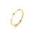 1mm Extra-fine Stainless Steel Smooth Arc Surface Ring Simple Titanium Steel Rose Gold Joint Ring