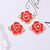 2 PCS/Package 2*2cm Alloy Flower Pendant