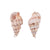 2 Pieces Retro Beach Conch Shell Shell Plating Pendant Jewelry Accessories