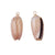 2 Pieces Retro Beach Conch Shell Shell Plating Pendant Jewelry Accessories