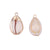 2 Pieces Retro Beach Conch Shell Shell Plating Pendant Jewelry Accessories