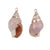 2 Pieces Retro Beach Conch Shell Shell Plating Pendant Jewelry Accessories