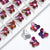 20 PCS/Package 12 * 14mm Glass Butterfly Beads