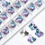 20 PCS/Package 12 * 14mm Glass Butterfly Beads