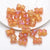 20 PCS/Package 12 * 14mm Hole 1~1.9mm Glass Bear Beads