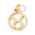 20 PCS/Package 201 Stainless Steel 18K Gold Plated Geometric Polished Pendant