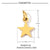 20 PCS/Package 28.5*30mm 6*11mm 7 * 12mm 201 Stainless Steel 18K Gold Plated Star Heart Shape Smile Face Polished Pendant