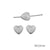 20 Pcs/package Simple Style Star Heart Shape Shell Bbc Jewelry Accessories