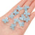 20 Pieces Arylic Butterfly Beads