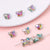 20 Pieces Glass Butterfly Beads