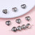 20 Pieces Glass Heart Shape Beads