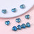 20 Pieces Glass Heart Shape Beads