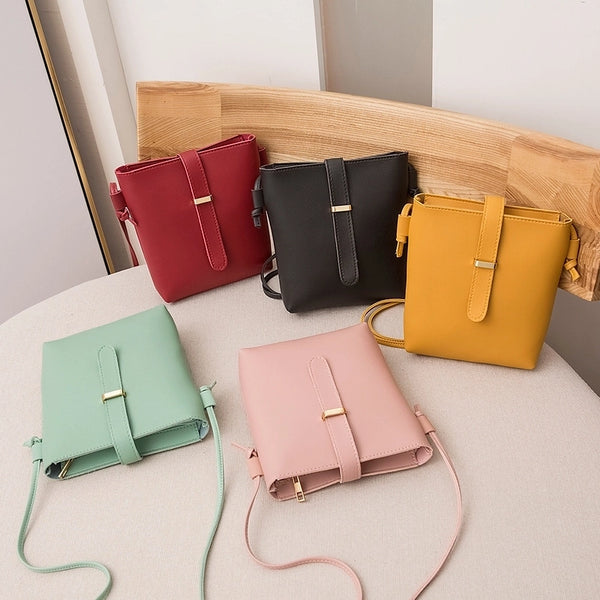 2022 Spring New Solid Color Shoulder Messenger Mobile Phone Bag