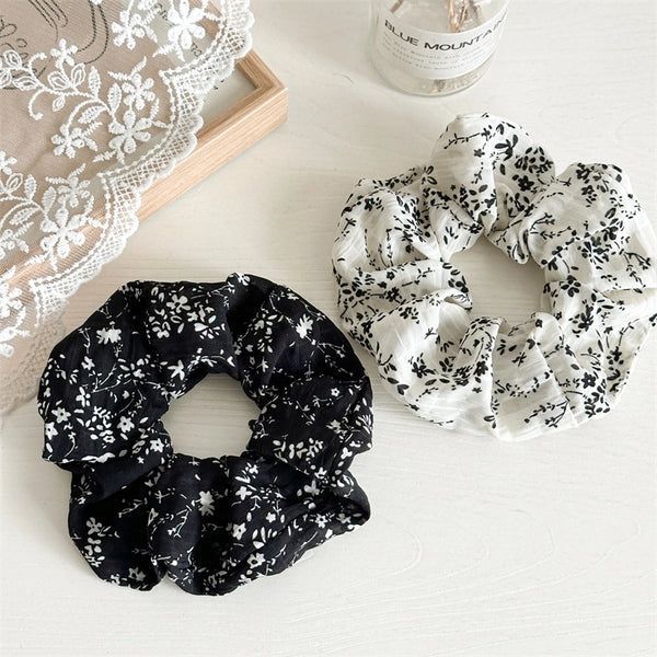 2024 New Chinese Style Traditional Simple Hair Tie Hair Rope Women's Versatile High Elastic Large Intestine Hair Ring Headdress In Stock