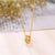 Korean Women Titanium Steel Diamond Inlay Necklaces