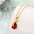 Korean Women Titanium Steel Diamond Inlay Necklaces