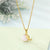 Korean Women Elephant Titanium Steel Diamond Inlay Necklaces