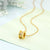 Korean Women Titanium Steel Diamond Inlay Necklaces