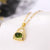 Korean Women Titanium Steel Diamond Inlay Necklaces