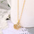 Korean Women Animal Titanium Steel Diamond Inlay Necklaces