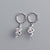 925 Sterling Silver Cute & Edgy Snake Silver Electroplating Stud Earrings