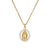 IG Style Gold Plated Copper Inlay Necklaces