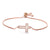 Minimalist Women Cross Copper Bracelets