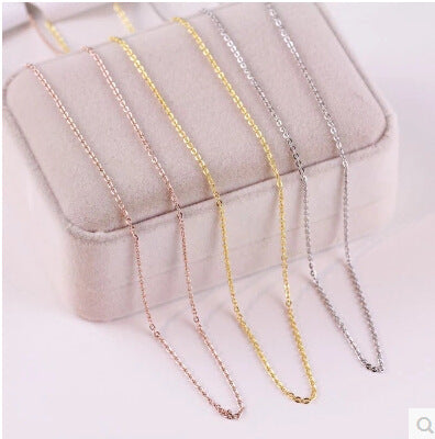 Heart Titanium Steel Gold Plating Necklaces