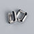 925 Sterling Silver Women Geometric Silver Stud Earrings