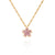 Fashion Flower Copper Electroplating Necklaces