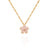 Fashion Flower Copper Electroplating Necklaces