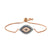 Minimalist Women Evil Eye Copper Inlay Bracelets