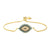 Minimalist Women Evil Eye Copper Inlay Bracelets