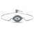 Minimalist Women Evil Eye Copper Inlay Bracelets