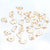 26PCs Per Pack Hole 1~1.9mm Alloy Letter Pendant