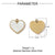 3 PCS/Package 10*11mm 12 * 18mm 12*19mm 201 Stainless Steel Shell 18K Gold Plated Four Leaf Clover Heart Shape Butterfly Polished Pendant