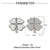 3 PCS/Package 10*11mm 12 * 18mm 12*19mm 201 Stainless Steel Shell 18K Gold Plated Four Leaf Clover Heart Shape Butterfly Polished Pendant