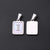 3 PCS/Package 12 * 18mm 7x3.5mm 304 Stainless Steel Shell Letter Rectangle Polished Pendant